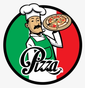 Pizza Delivery Italian Cuisine Chef - Italian Pizza Logo Png, Transparent Png, Free Download