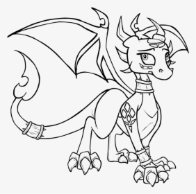 Transparent Spyro The Dragon Png - Cynder Spyro Coloring Pages, Png Download, Free Download
