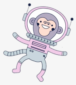 #ftemonkeys #monkeys #monkey #astronaut #space #spacesuit - Monkey In A Space Suit Clipart, HD Png Download, Free Download