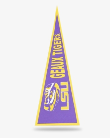 Felt Pennant Flag - Lsu Eye Of The Tiger, HD Png Download, Free Download