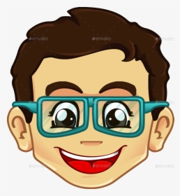 Clipart Boy With Glasses - Boy With Glasses Clipart, HD Png Download, Free Download