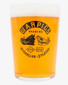 Glasswaretransparentedge - Warpigs Pint Glass, HD Png Download, Free Download