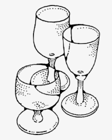 Wine Glasses Clip Arts - Clip Art Drinking Glasses, HD Png Download, Free Download
