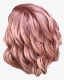 #rosegold #hair #niche #rosehair - Short Rose Gold Hair Color, HD Png Download, Free Download