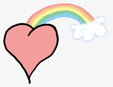 Rainbow Heart"s Cutie Mark By Rockerrebecca22 - Heart, HD Png Download, Free Download