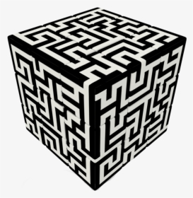 V-cube 3 Flat - 3d Maze Png, Transparent Png, Free Download