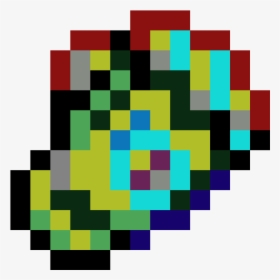 Kawaii Rainbow Heart Pixel Art , Png Download - 8 Bit Mario Mushroom Transparent, Png Download, Free Download