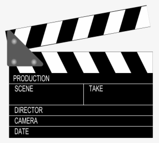 Video Recorder Clipart Film Roll - Movie Clapper Board, HD Png Download, Free Download