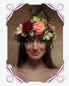 Silk Artificial Tropical Flower Crown Halo - Wedding Protea Boutonniere, HD Png Download, Free Download