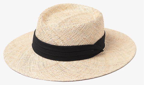 Straw Style Boater Hat - Hat, HD Png Download, Free Download
