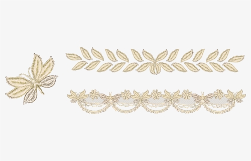 Dentelle - Embroidery - Embroidery, HD Png Download, Free Download