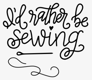 Cricut Sewing Machines Calligraphy Clip Art - Calligraphy, HD Png Download, Free Download