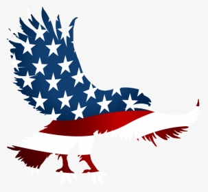 T-shirt United Outfitters Flag States American Eagle, HD Png Download, Free Download