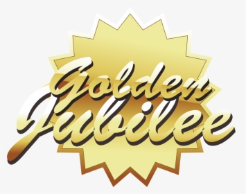 Transparent Gold Flakes Png - Golden Jubilee Logo Transparent, Png Download, Free Download
