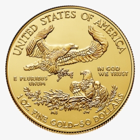 Gold American Eagle 2019 Back - American Eagle Gold 2018, HD Png Download, Free Download