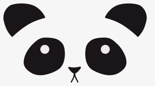 Giant Panda Bear Great Horned Owl Cuteness - Panda Face Png, Transparent Png, Free Download