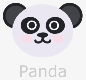 Transparent Panda Face Png - Cartoon, Png Download, Free Download