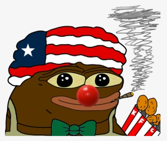 Cartoon Clip Art - Clown Pepe Smoking, HD Png Download, Free Download