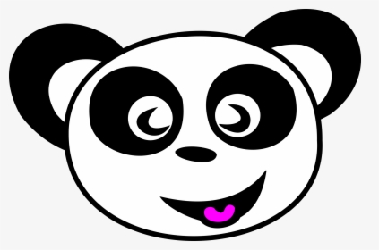 Happy Clipart Images Pictures - Panda Face No Background, HD Png Download, Free Download
