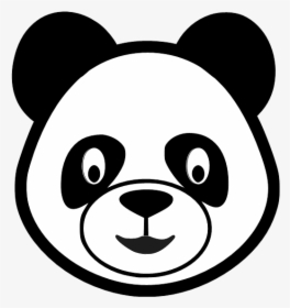 Panda Clipart Head - Panda Face Clip Art, HD Png Download, Free Download