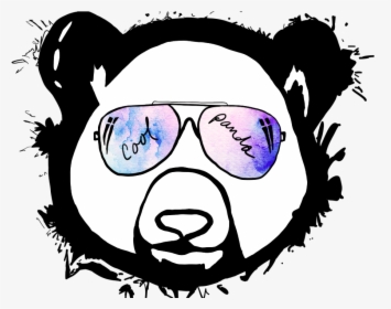 Cool Panda Logo Design Logo Branding - Panda Logo Cool, HD Png Download, Free Download