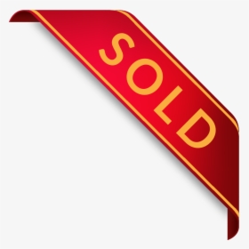 Sold Banner Clip Art - Sold Out Png Gold, Transparent Png, Free Download