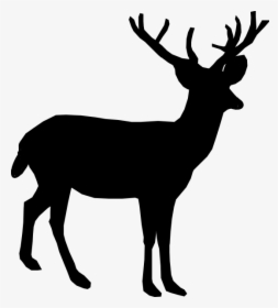 Deer Silhouette Clipart Png, Transparent Png, Free Download