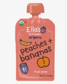 Ella"s Kitchen Peaches And Bananas - Natural Foods, HD Png Download, Free Download