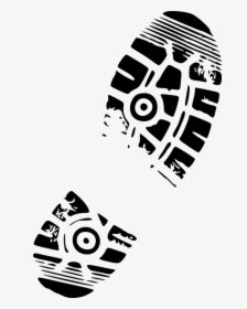 Shoe, Print, Boot, Mark, Traces, Ground, Footprint - Shoe Print Clip Art, HD Png Download, Free Download