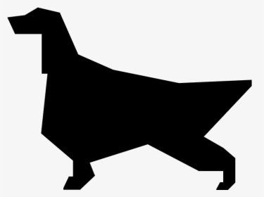 Dachshund Stencil Drawing Clip Art Portable Network - Long Haired Dachshund Illustration, HD Png Download, Free Download