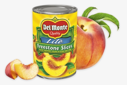 Sliced Freestone Peaches - Del Monte Diced Peaches No Sugar Added Nutrition, HD Png Download, Free Download