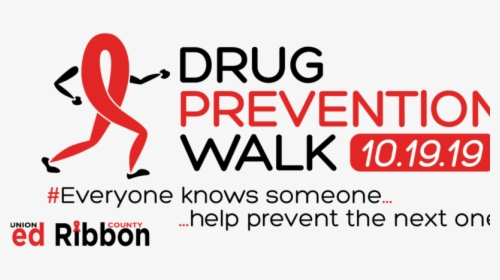 Red Ribbon Drug Prevention Logo - Sign, HD Png Download, Free Download