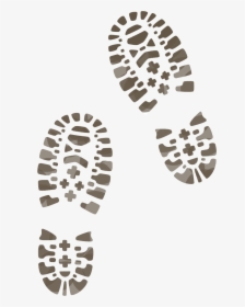 Collection Of Footprints - Hiking Boot Footprint, HD Png Download, Free Download
