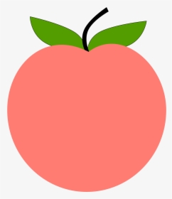 File Tux Paint Peach - Cartoon Peach Png, Transparent Png, Free Download