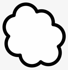 Thought Cloud 2 Clip Art Thought Cloud- - Thought Cloud, HD Png Download, Free Download