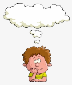Thinking Kiss Dream Child Clip Art Man Abfcbc Transparent - Child Thinking Clip Art, HD Png Download, Free Download