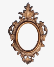 Brass,mirror,picture Frames - Wood Carving Frame, HD Png Download, Free Download