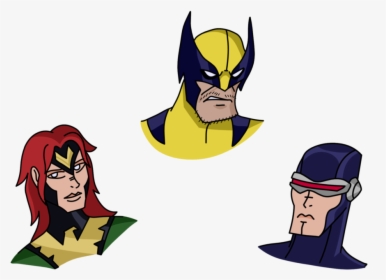 X Men Cyclops And - Cartoon, HD Png Download, Free Download