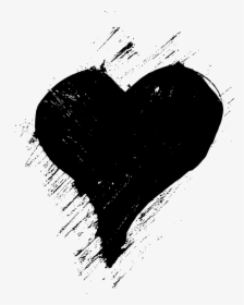 #水瓶座 #freetoedit #remixit #grunge #pattern #shape #icon - Grunge Black Heart Emoji Transparent, HD Png Download, Free Download
