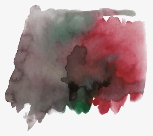 #ftestickers #watercolor #brushstrokes #red #black - Watercolor Paint, HD Png Download, Free Download