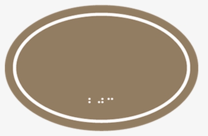 Ada Oval Room Number Sign With Border - Green Border Oval Png, Transparent Png, Free Download