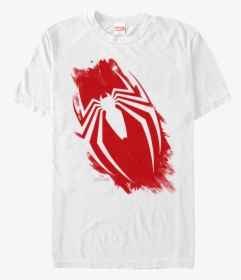 Brush Stroke Spider Man T Shirt - Active Shirt, HD Png Download, Free Download