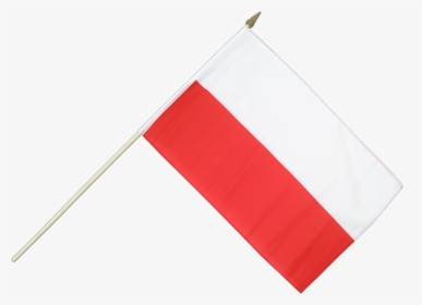 Flag - Polish Flag On Stick, HD Png Download, Free Download