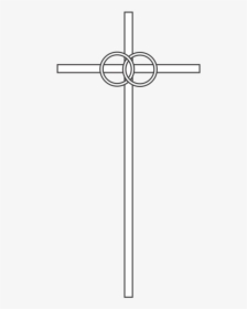 Wedding Ring Christian Cross Free Commercial Clipart - Cross, HD Png Download, Free Download