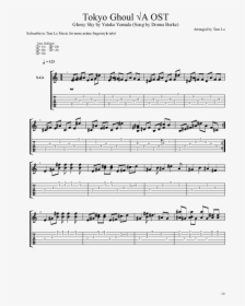 Glassy Sky Tab , Png Download - Sheet Music, Transparent Png, Free Download