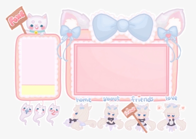 Pink,clip Art,picture - Homepage Imvu Png Cute, Transparent Png, Free Download