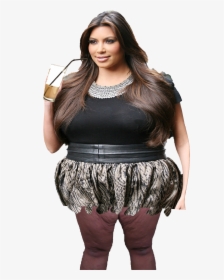 Fat Kim Kardashian - Photo Shoot, HD Png Download, Free Download