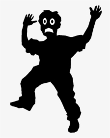 Scared Kid Silhouette, HD Png Download, Free Download