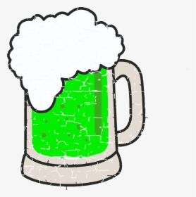 Green Beer, Beer, Irish, St Patrick"s Day - Transparent Cartoon Beer Mug, HD Png Download, Free Download