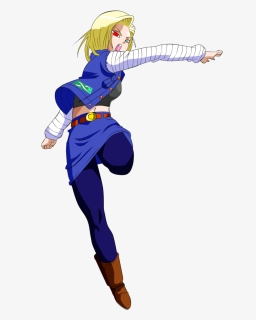 Transparent Android 18 Png - Android 18 Dbz Png, Png Download, Free Download